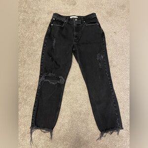 Abercrombie and Fitch The Mom High Rise Jeans